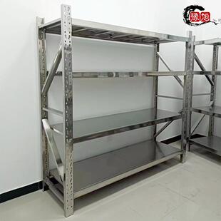 304不锈钢货架重型储物架冷库厨房仓库无尘车间多层仓储置物架厂