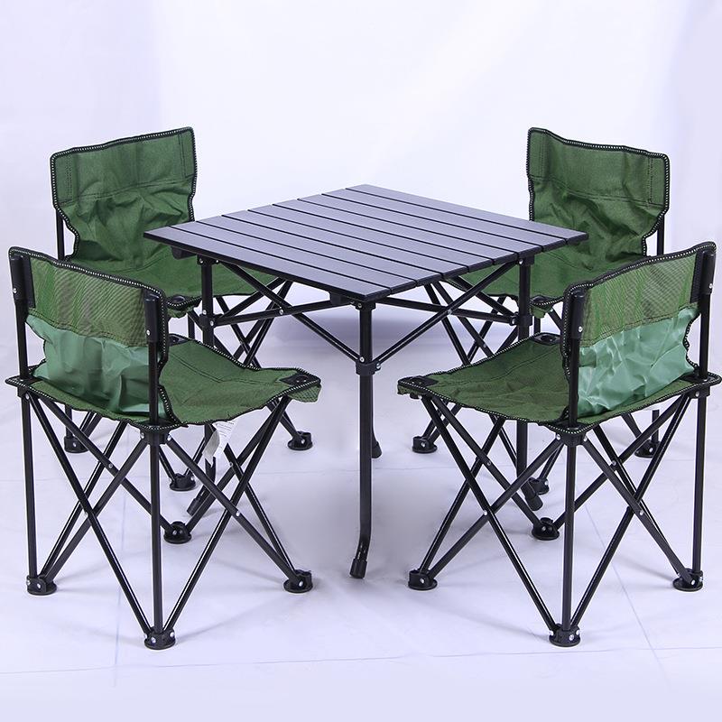 直销多功能折叠桌户外野炊餐桌休闲桌椅套装加厚加固摆摊桌