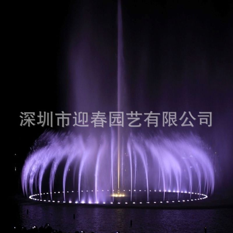 广场小型音乐喷泉户外鱼池涌泉低压泵喷泉不锈钢水池喷泉安装施工