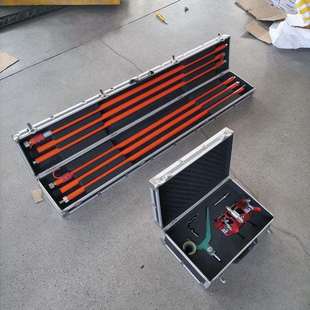 10KV双头并沟线夹拆装组合套装155cm六节带电接火线夹安装操作杆