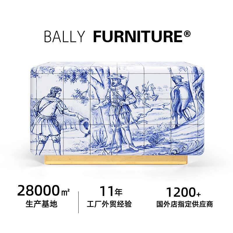 heritage nightstand тумбочка高端家具豪宅卧室床头柜