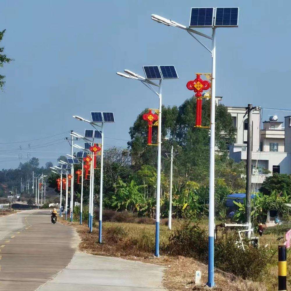 户外超亮LED太阳能路灯6米8米室外道路照明轩辕灯