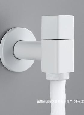 阳台入墙拖把池龙头快MV用水黑色全铜开单WI家冷防溅龙头