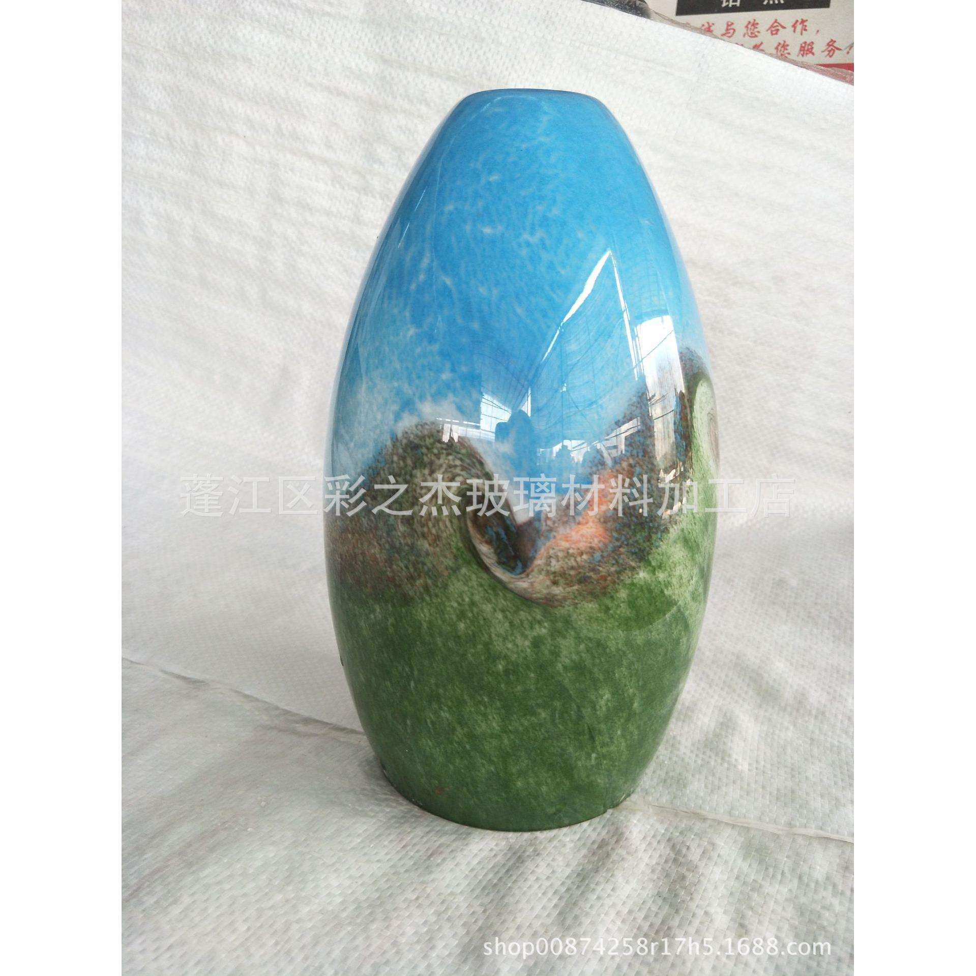 緑色草緑色云彩粉口吹机压云彩陶瓷玻璃颜料江门直销