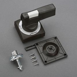 门耦合旋转手柄,黑色,无延长轴直发母线系统量大价优33910