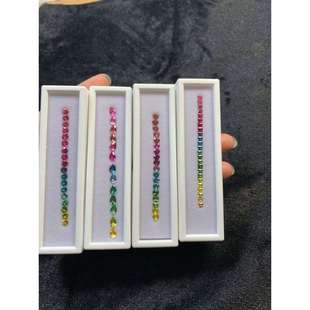 碧玺戒面碧玺心形切面戒面公主方戒面玻璃体色标戒面