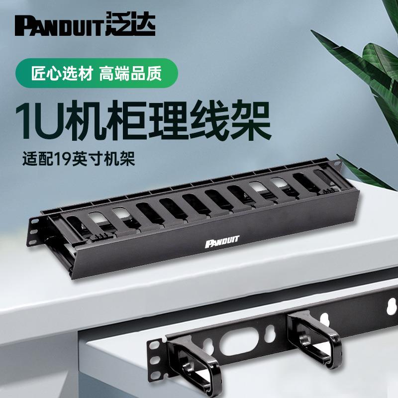 泛达Panduit1U理线架水平梳线器理线器网络理线架19寸机柜理线架2