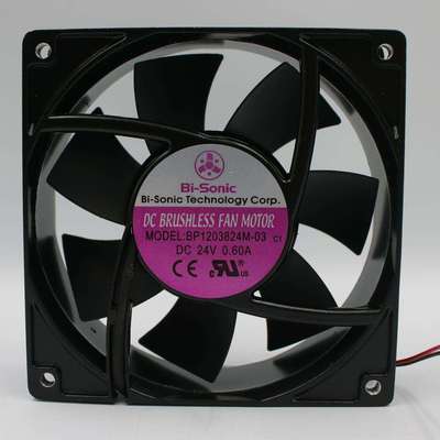 百瑞（Bi-Sonic）BP1203824M-03铝框静音机柜设备用轴流风扇