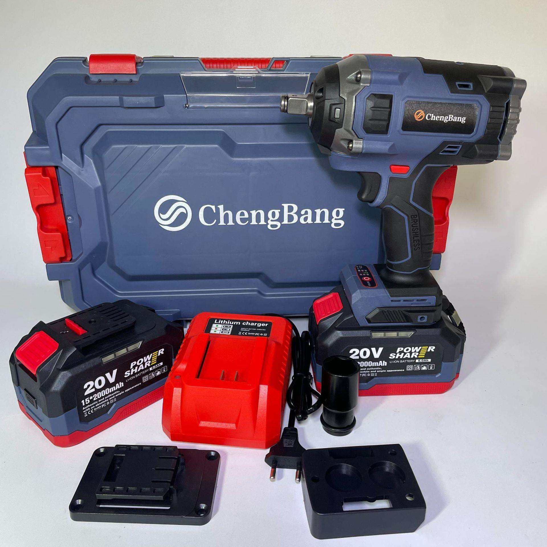 外贸CB系列锂电无刷电动扳手2406C15+实际850N(长续航)汽修机修级