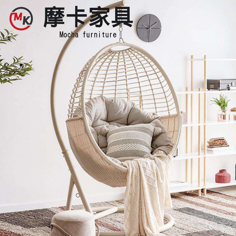 吊篮藤编摇摇椅阳台家用户外秋千室内客厅鸟巢摇篮庭院休闲摇摇椅