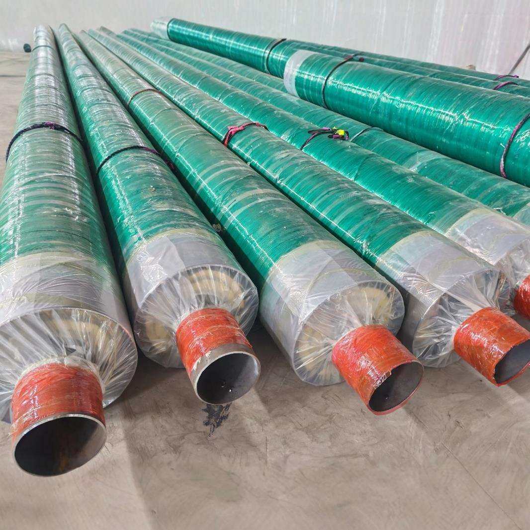 玻璃钢防腐保温管道架空缠绕式保温壳防腐钢管小区改造供热管道