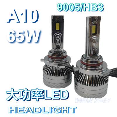 汽车LED车灯路道明12v24v大功率65W双管H7H119005电镀headlight