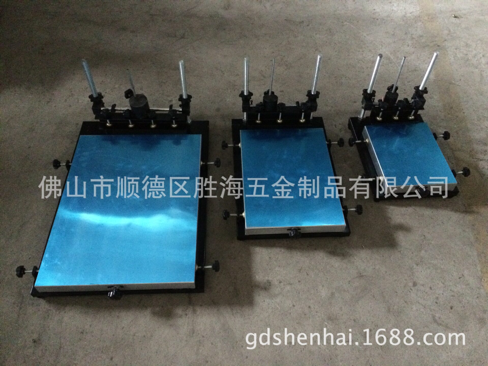 低价手动丝印台现货供应大小中手印台丝印平台多功能印花