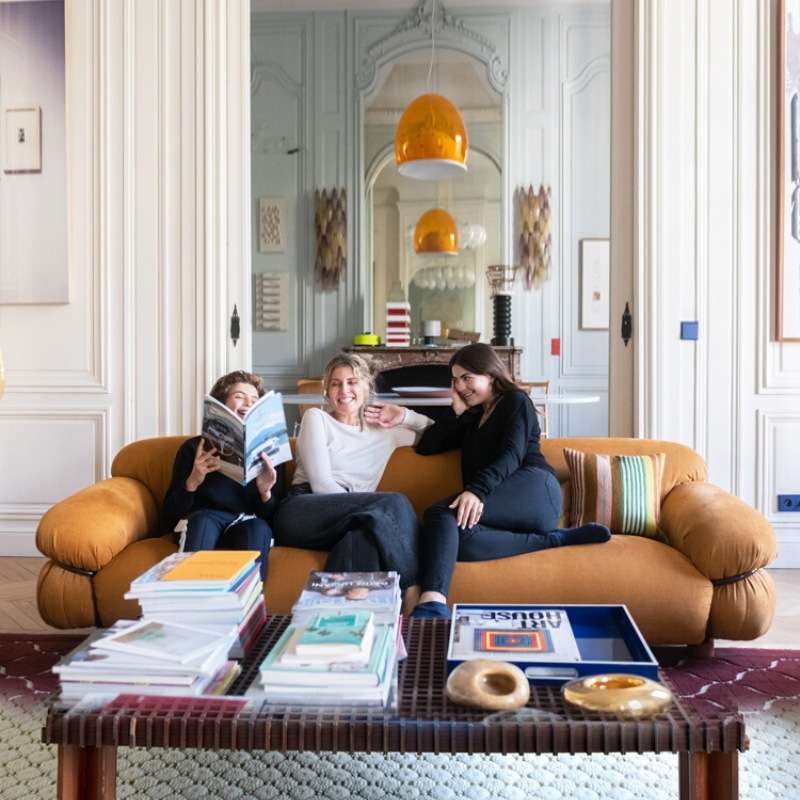 意大利tacchini沙发意式轻奢简约现代直排三人位Sesann设计师沙发