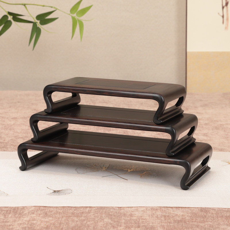 实木紫光檀长方形底座花盆紫砂壶香炉佛像奇石红木工艺品摆件木托,家居饰品,木雕,淘宝优惠券,粉丝福利购,淘宝优惠卷