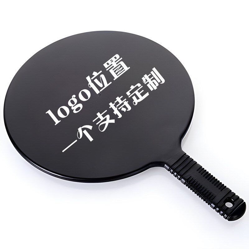 现货速发院化妆镜子可订logo纹绣店私人可订手持手拿镜大新品