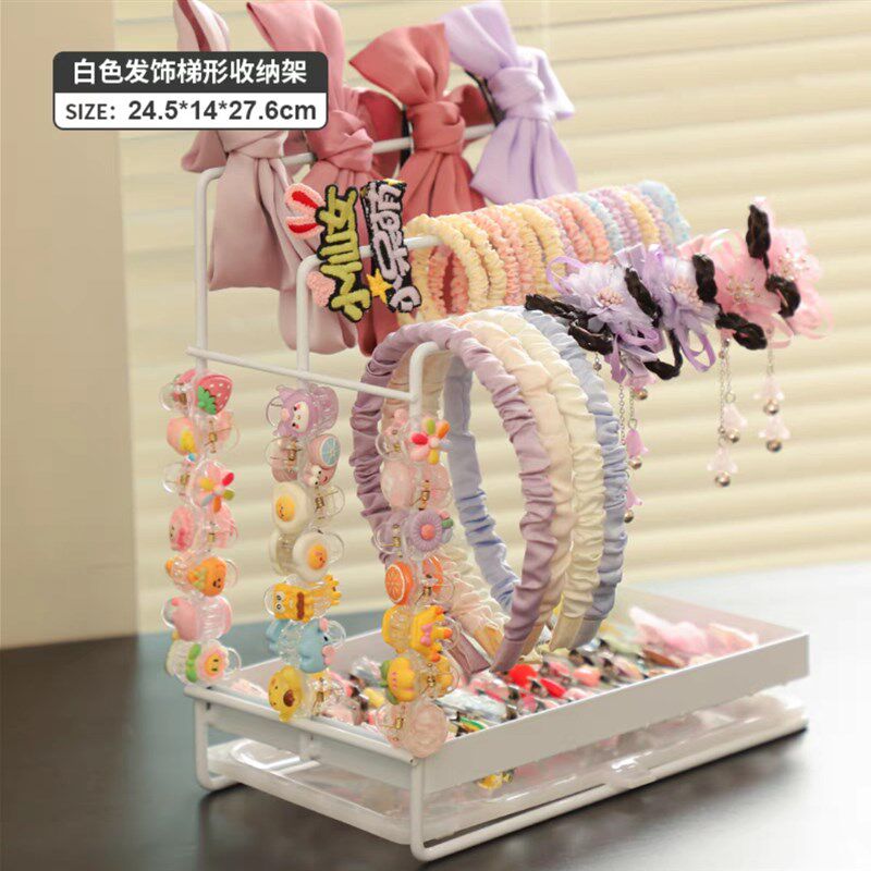 现货速发发箍收纳神器儿童发饰收拾发圈发夹抓夹夹饰品挂架手串展