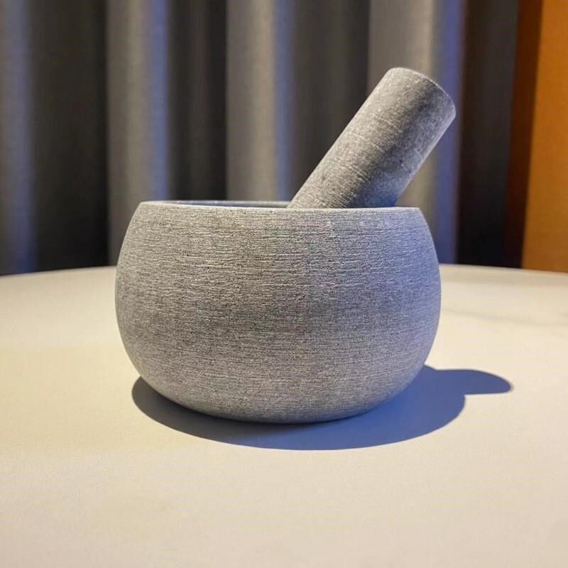 现货速发捣蒜家用石臼蒜臼子捣臼青石蒜泥器捣蒜器压蒜罐辅食研磨