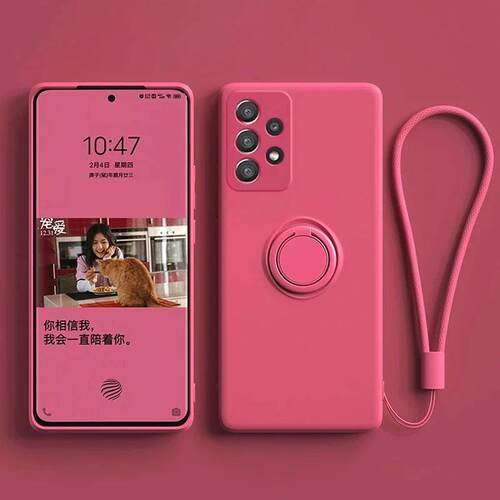 现货R Holder Silic Case For  Galaxy A50 A70 A71 A53Y A33 A3