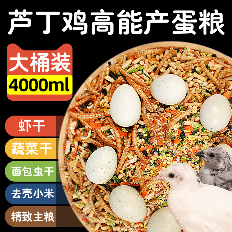 鹌鹑高蛋白小鸡新鲜芦丁食物