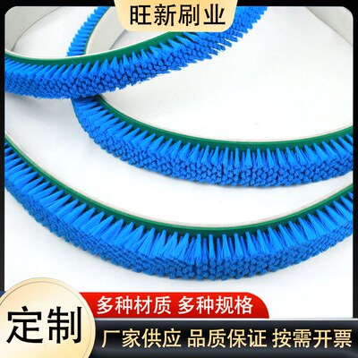 工业皮带刷尼龙i环形输送带刷PUPVC帆布皮带刷清洗清扫除尘皮带刷