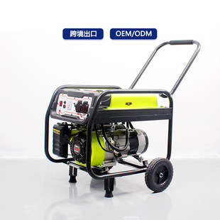 工厂直销110v220v380v单相三相电启动5kw10kw汽油发电机发电机组