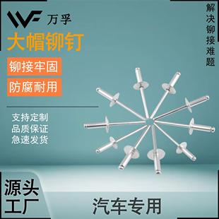 大帽铆钉抽芯铆钉国际大头拉铆钉铝制拉钉拉铆钉汽车专用