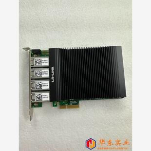 LR-LINK 联瑞PCIEx4千兆四口POE网卡 英特