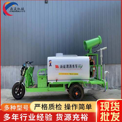 工地用工程车雾炮机 小型绿化环保除尘车 新能源电动三轮洒水车