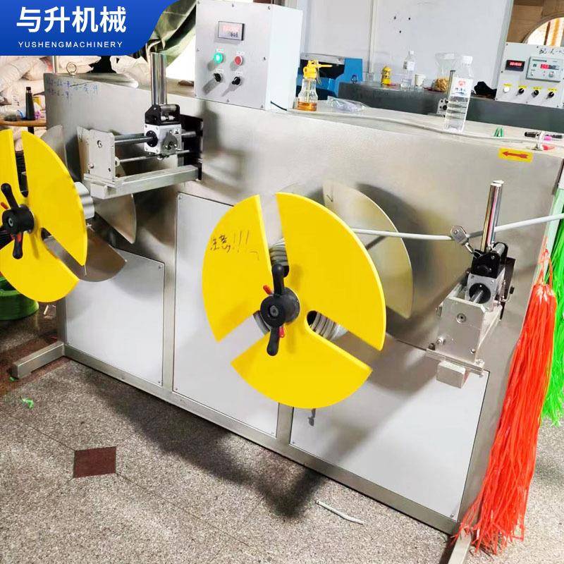 小口径波纹管在线收卷机钢丝电缆线管带计米器双工位收卷机
