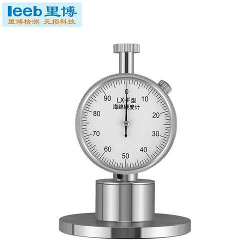 里博便携式精度邵氏硬度计LX-F海绵软泡沫硬度检测清大径表盘