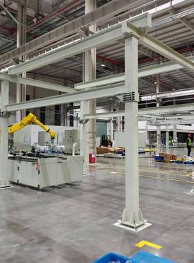 kbk起重机小型组合式柔性刚性铝合金kbk轨道行车仓库车间起重机