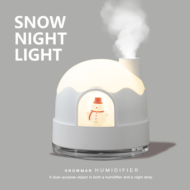| Humidifier Night Light 雪屋加湿夜灯 2in1设计