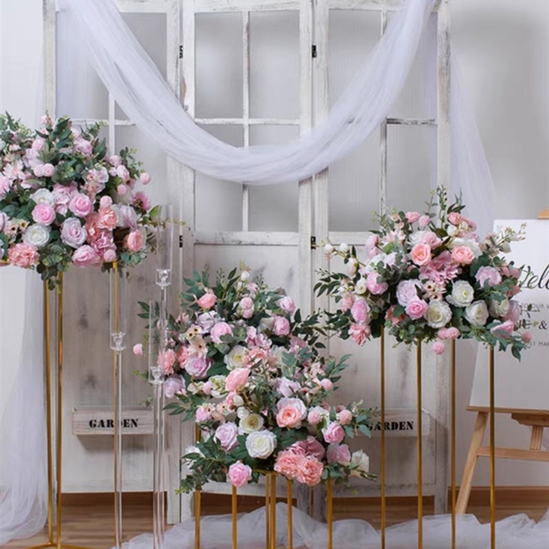 速发新款婚庆路引花婚礼花现台布置花球商场开业舞厅展场装饰道具