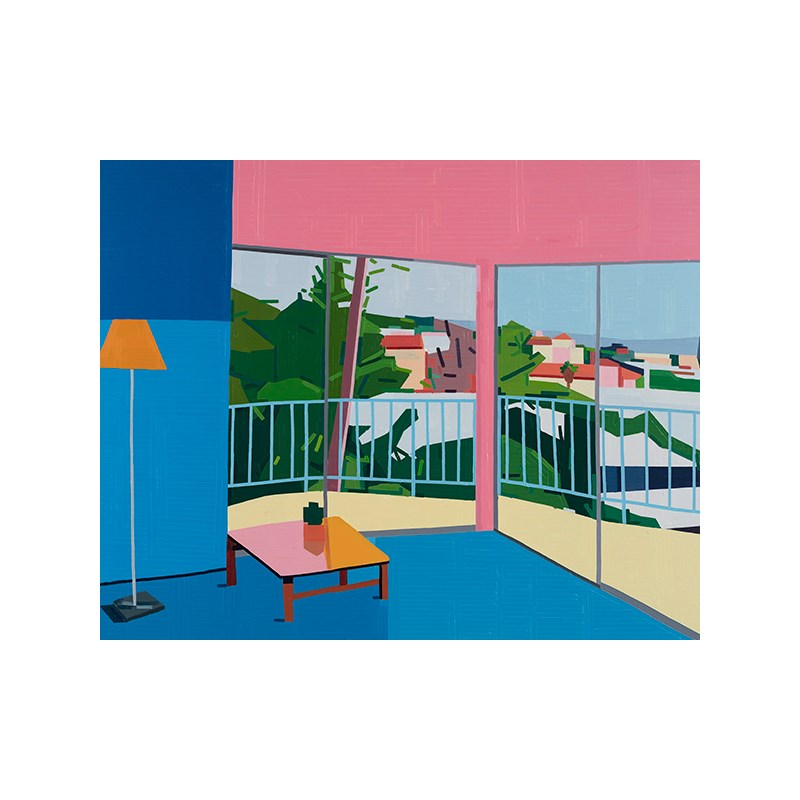速发简约彩色抽象色块装饰画 客厅餐厅卧室高级感多巴胺挂画图片