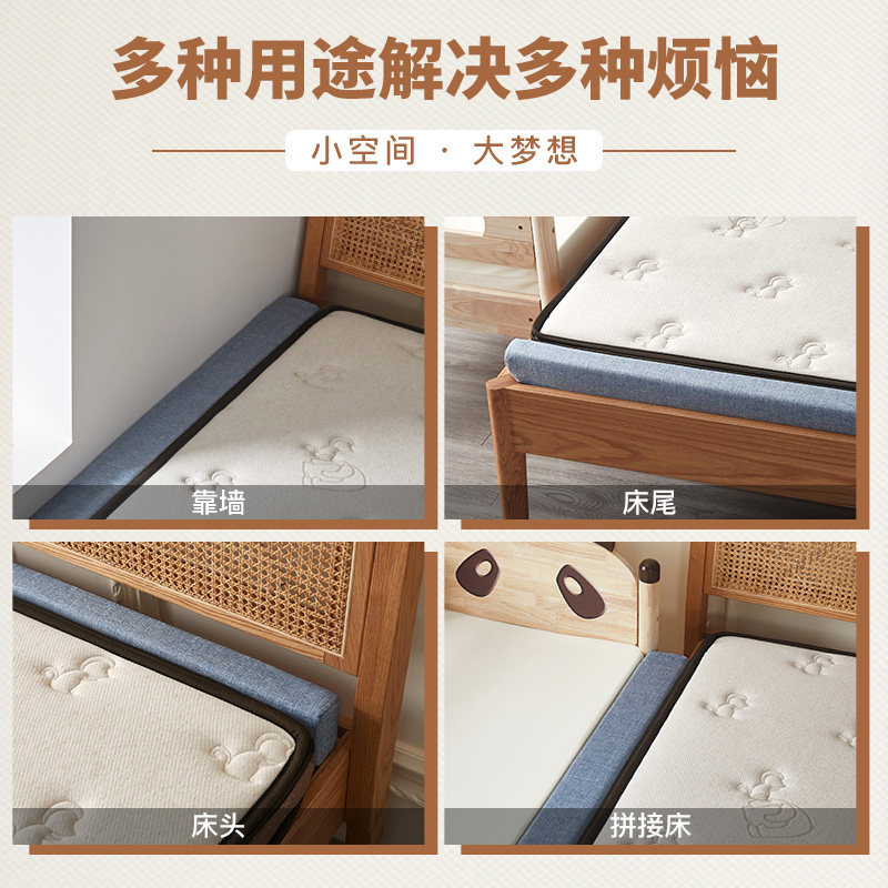 速发宿舍床缝填充神器上下铺床靠墙缝隙防掉落填补塞条长条海绵填