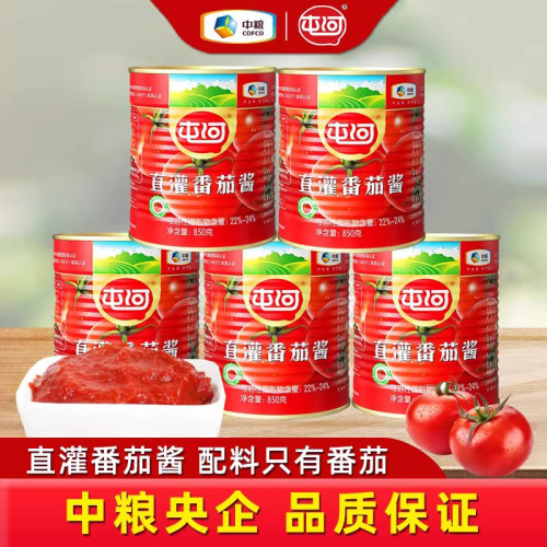 中粮屯河直灌番茄酱无添加剂