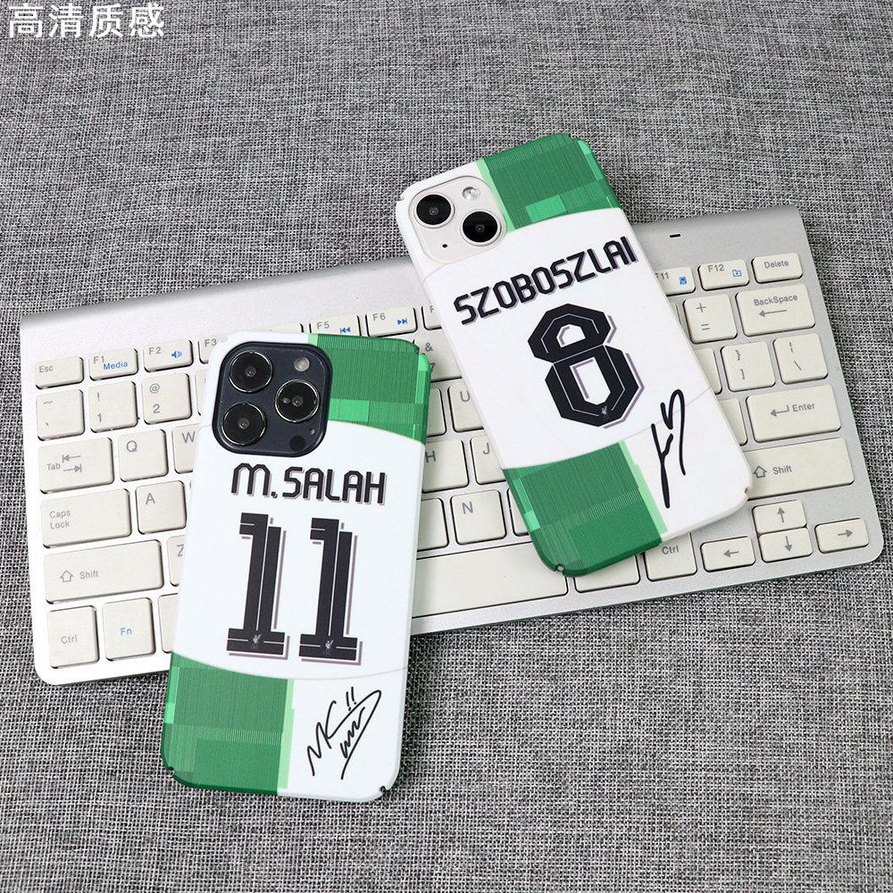 2023-24赛季萨拉赫 努涅斯 范戴克利物浦客场球衣款iphone78XSMAXR11 12 13 14Pro plus手机壳