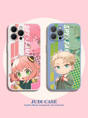 间谍过家家苹果15pro手机壳iphone14promax适用12mini女13男xsmax阿尼亚11萝莉xr次子7日系8plus动漫x二次元6