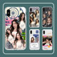 TWICE凑崎纱夏Sana来图定制适用苹果vivo华为OPPO小米任意型号透明黑磨砂直边古董白创意个性 手机壳