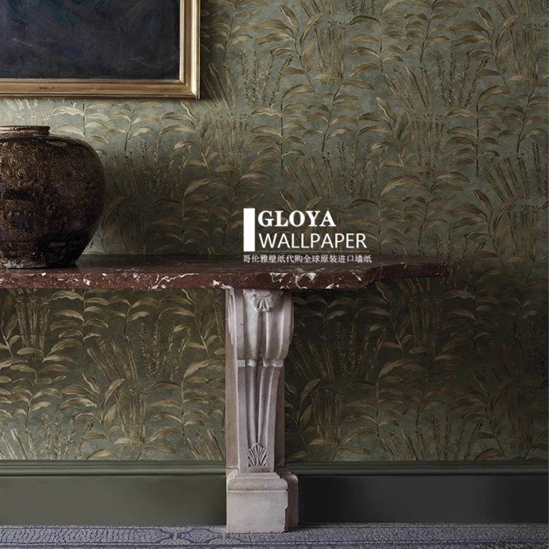 复古酒店走廊尽头客厅卧室墙布影视墙壁布M英式复古背景墙壁纸墙,家装主材,PVC墙纸,淘宝优惠券,粉丝福利购,淘宝优惠卷