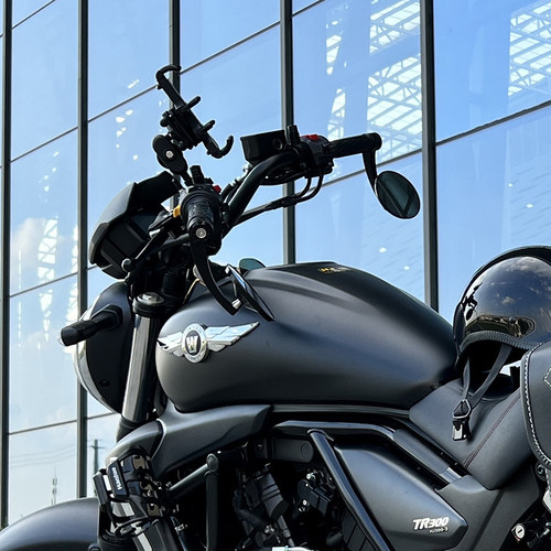 闪350手把镜gvh无极525AC灰石tr闪300追600改装闪500手把后视镜ns