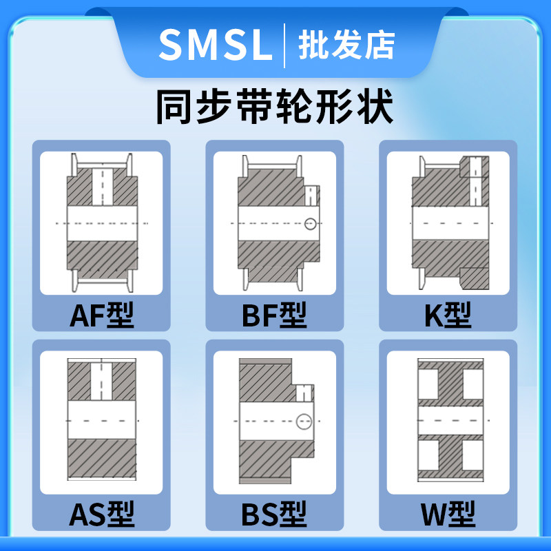 同步轮8M-26齿28齿现货45号钢工业传H动轮 皮带轮厂家直销同步带
