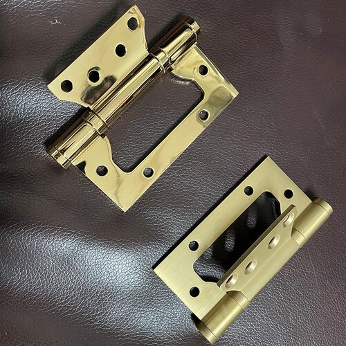 纯铜金色轴承4寸子母合页黑色室内F木门合页活页免开槽静音单片