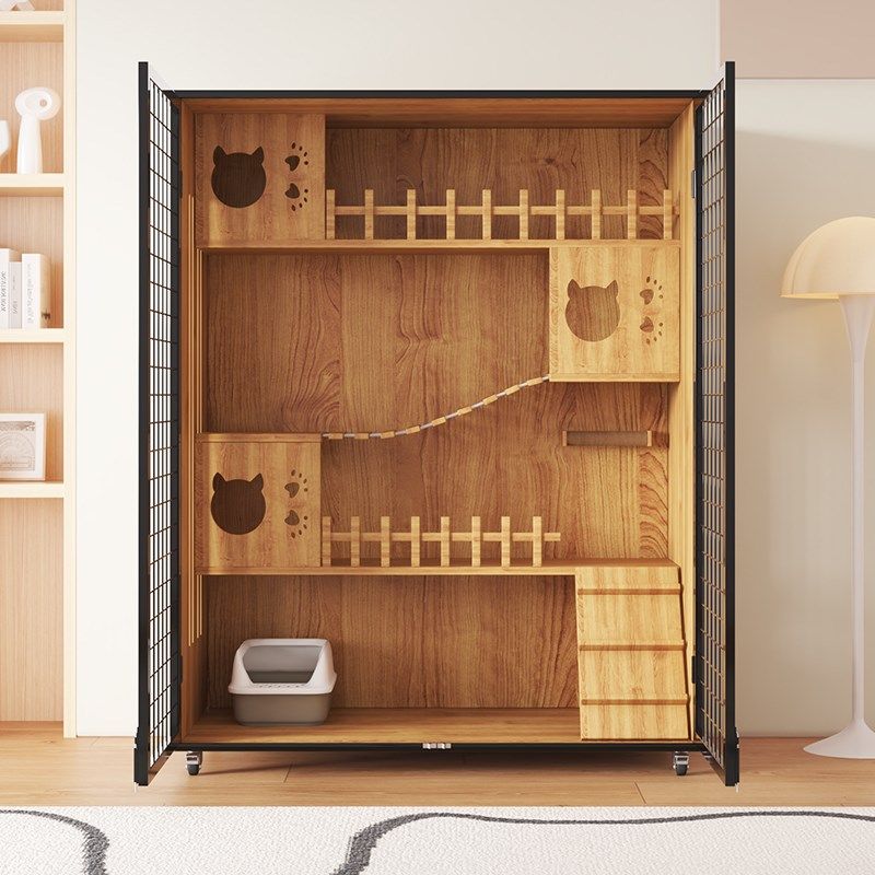 猫别墅猫屋d家用猫笼子室内猫舍豪华猫咪房子厕所一体超大猫窝猫,宠物/宠物食品及用品,猫笼子/猫别墅,淘宝优惠券,粉丝福利购,淘宝优惠卷