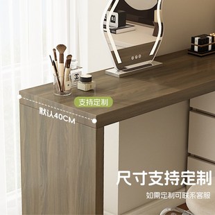 实木7字型单侧支撑桌子桌面电视柜延长板L型搭台板U定制高级化妆