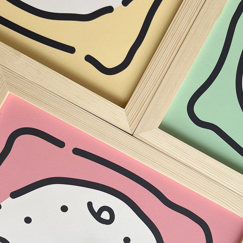 日式实木方形挂钟卡通艺术静音y时钟座钟免打孔原木风装饰可爱钟,家居饰品,挂钟,淘宝优惠券,粉丝福利购,淘宝优惠卷