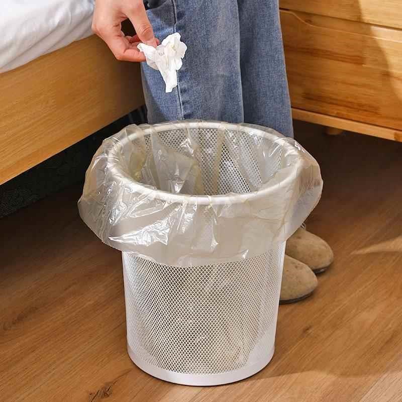 不锈钢网格垃圾桶家用厕所卫生间大容量商K用单位办公室铁丝大铁