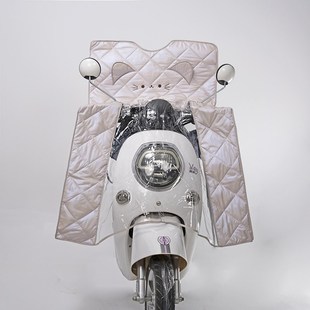 春秋通用防Q泼水防风防晒挡风罩 电动车挡风被斗篷款 25年夏季 新款