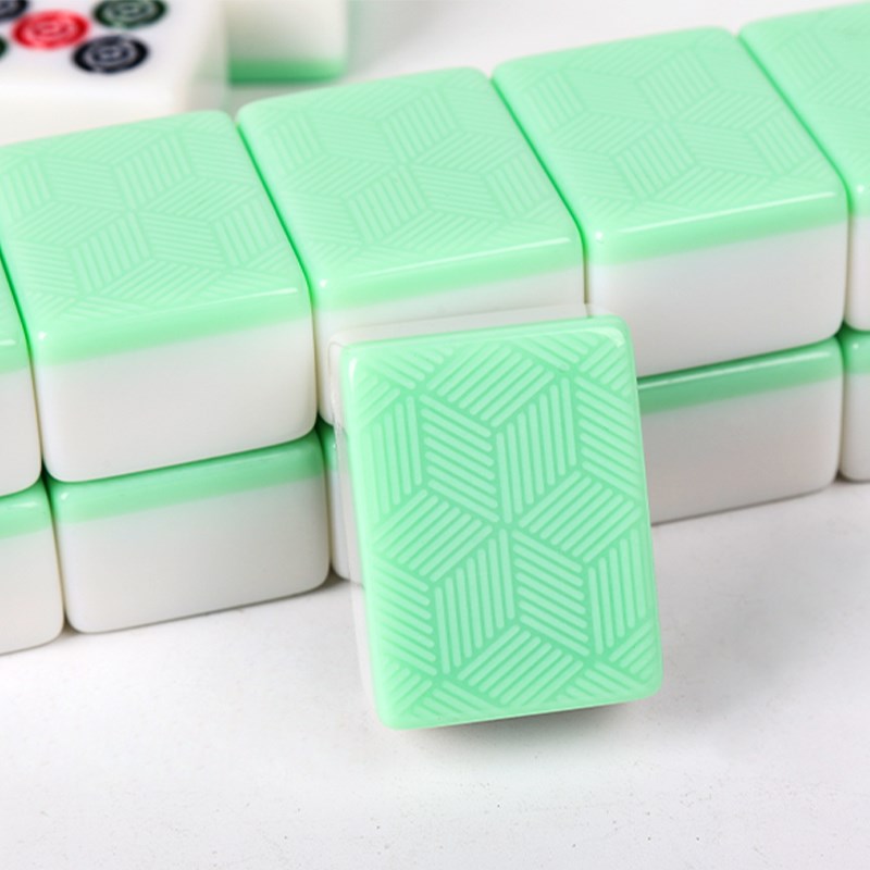 家用手搓一级品麻将牌136张144张中大号手打麻雀送桌布U40/42/44